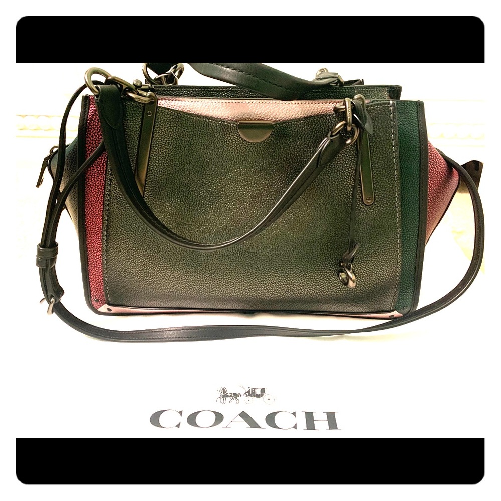 COACH 

Metallic Colorblock Dreamer 36 Satchel